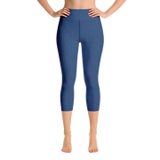 Blue Denim Jean 250 Capri Yoga Pants