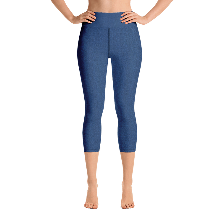 Blue Denim Jean 250 Capri Yoga Pants