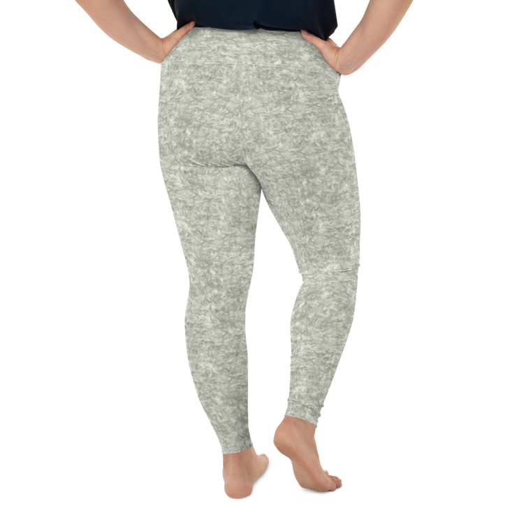 Silver Fur Plus Size Leggings