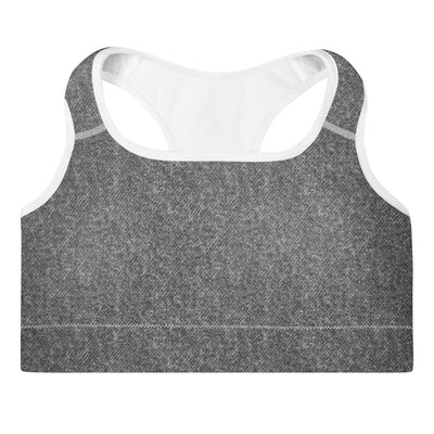 Grey Denim Jean 243 Sports Bra