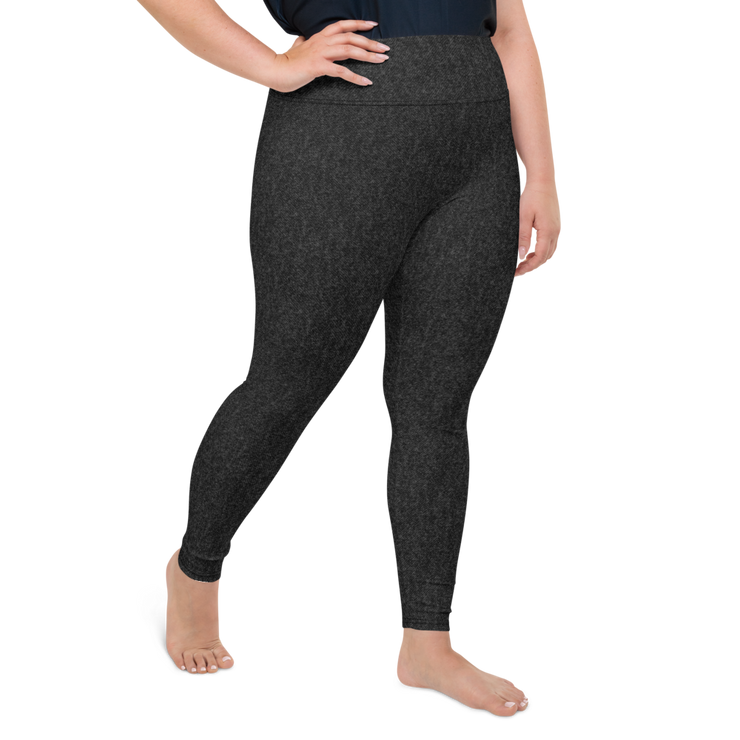 Black Denim Jean 256 Plus Size Leggings