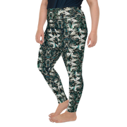 Rainforest Snakeskin Plus Size Leggings