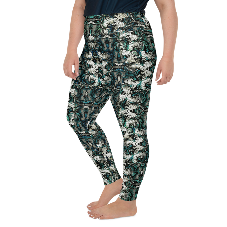 Rainforest Snakeskin Plus Size Leggings