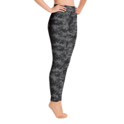 Black Camo Pixel Yoga Pants