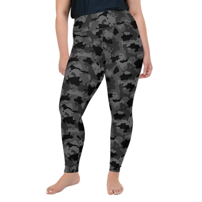 Black Camo Plus Size Leggings