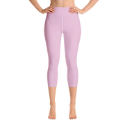 Pink Lavender Capri Yoga Pants