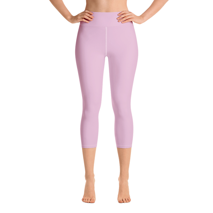 Pink Lavender Capri Yoga Pants