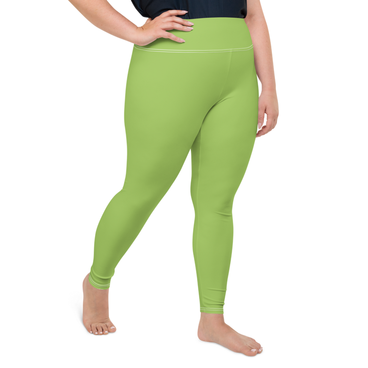 Apple Green Plus Size Leggings