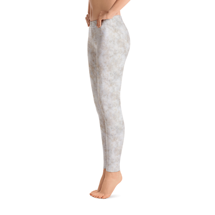 White Fur Leggings Yogi Waze