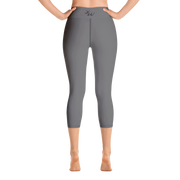 Dark Gray Capri Yoga Pants