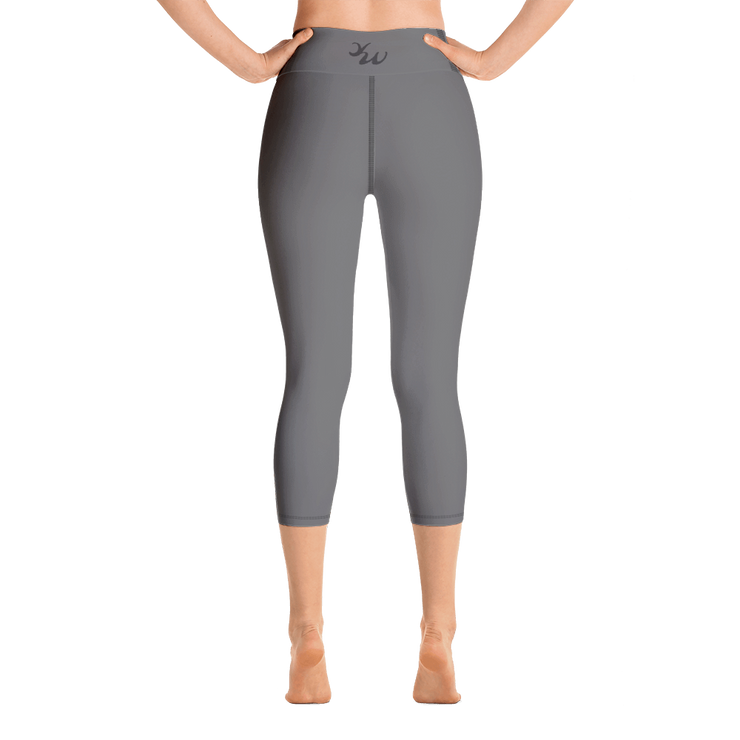 Dark Gray Capri Yoga Pants