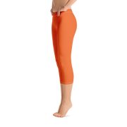 Orange Capri Leggings