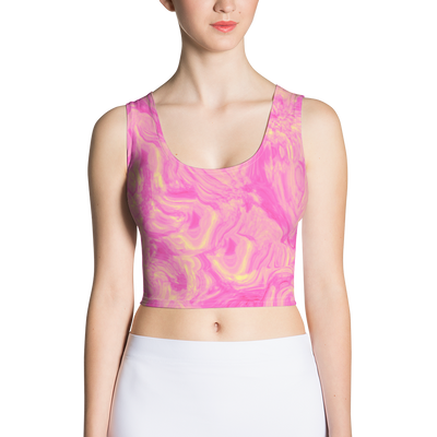 Lemon Berry Swirl Crop Top