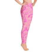 Lemon Berry Swirl Yoga Pants