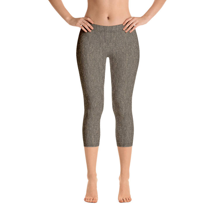 Flax Denim Jean 243 Capri Leggings