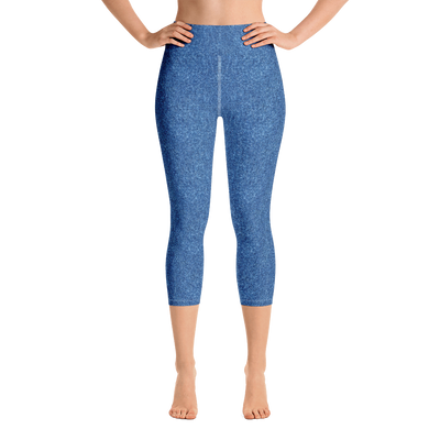 Blue Denim Jean 243 Capri Yoga Pants