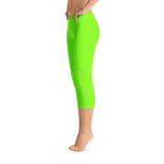 Neon Green Capri Leggings