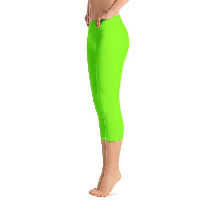 Neon Green Capri Leggings