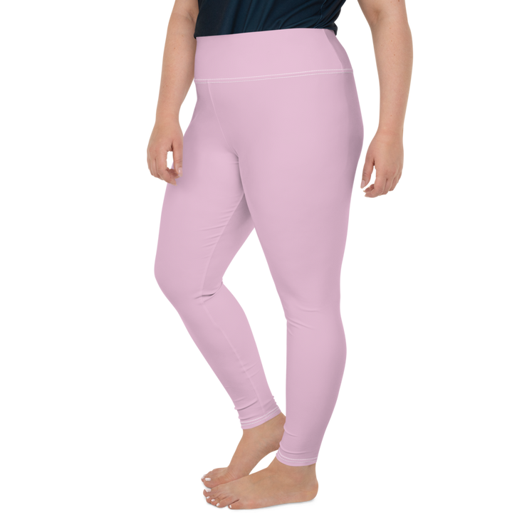 Pink Lavender Plus Size Leggings