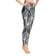 Fused Black & White Yoga Pants