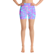 Bubble Gum Blaze Yoga Shorts