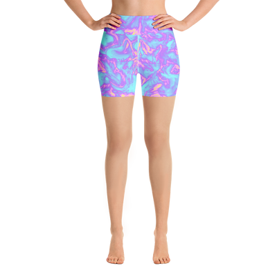 Bubble Gum Blaze Yoga Shorts