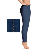 Navy Denim Jean 250 Leggings