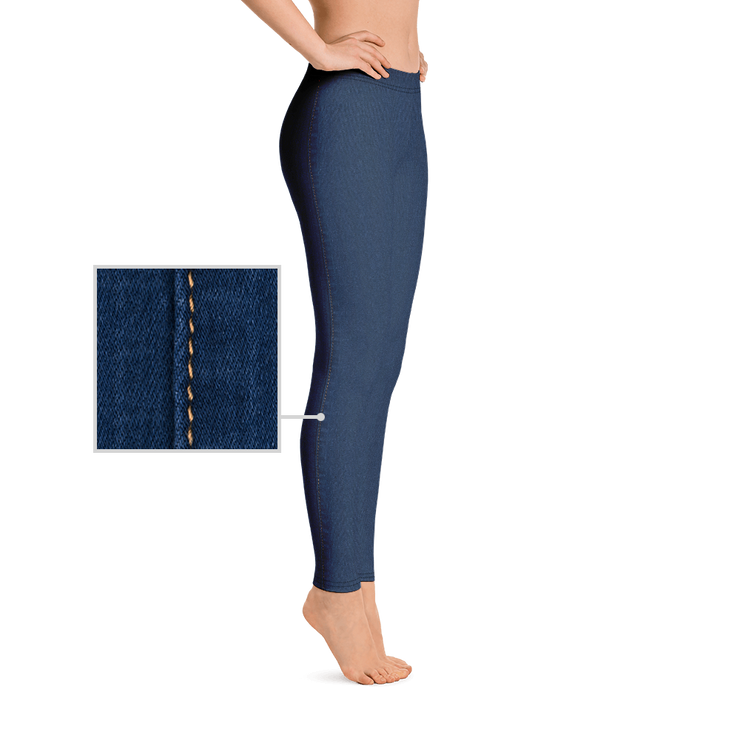 Navy Denim Jean 250 Leggings