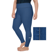 Blue Denim Jean 250 Plus Size Leggings