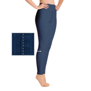 Navy Denim Jean 250 Yoga Pants