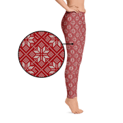 Scarlet Snowflake Leggings